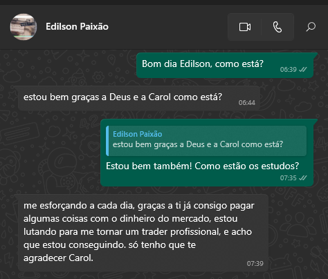 depoimento edilson aluno